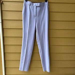 Max Mara Studio Slim Fit Trouser in Lavender Size 6